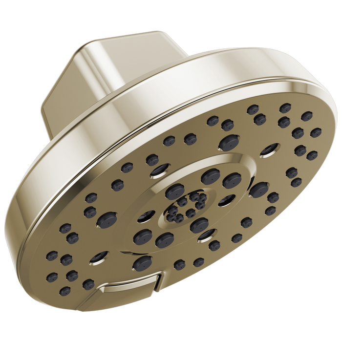 Brizo Levoir 87498 H2OKINETIC Round Multi-Function Showerhead, polished nickel