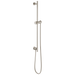 Brizo Essential Shower 74792 Linear Round Slide Bar With Hose, luxe nickel