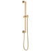 Brizo Essential Shower 74799 Linear Square Slide Bar With Hose, luxe gold