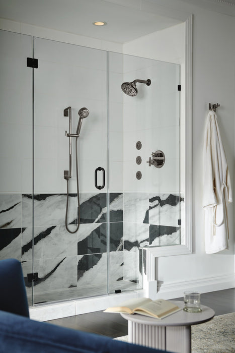 Brizo Levoir 88798 H2OKINETIC Multi-Function Slide Bar Handshower, brilliance black onyx - view 2