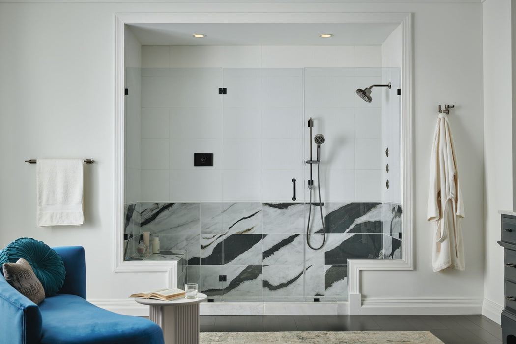Brizo Levoir 88798 H2OKINETIC Multi-Function Slide Bar Handshower, brilliance black onyx - view 5