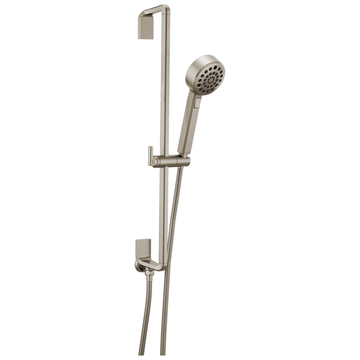 Brizo Levoir 88798 H2OKINETIC Multi-Function Slide Bar Handshower, luxe nickel