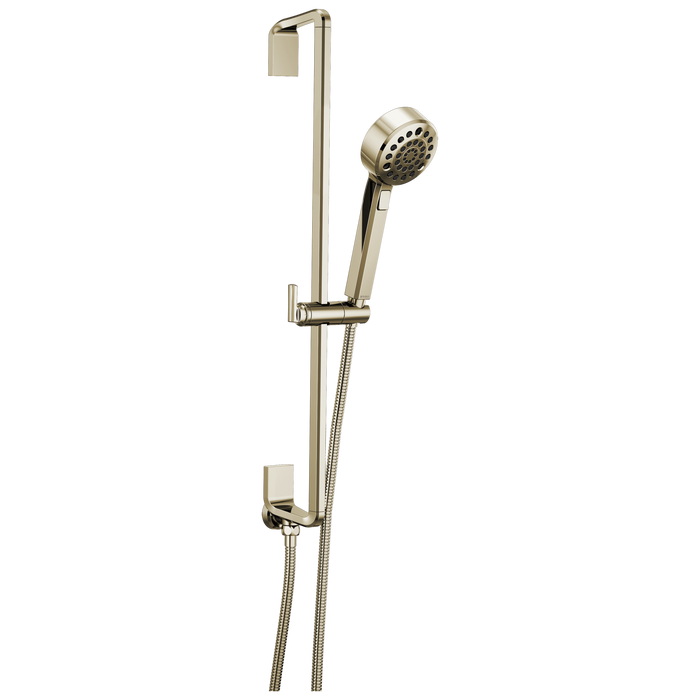 Brizo Levoir 88798 H2OKINETIC Multi-Function Slide Bar Handshower, polished nickel