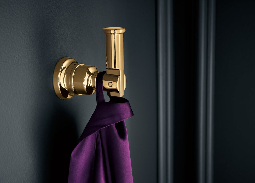 Brizo Invari 693476 Robe Hook, polished gold - view 2
