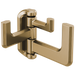Brizo Levoir 693597 Hinged Robe Hook, luxe gold