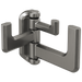Brizo Levoir 693597 Hinged Robe Hook, luxe steel