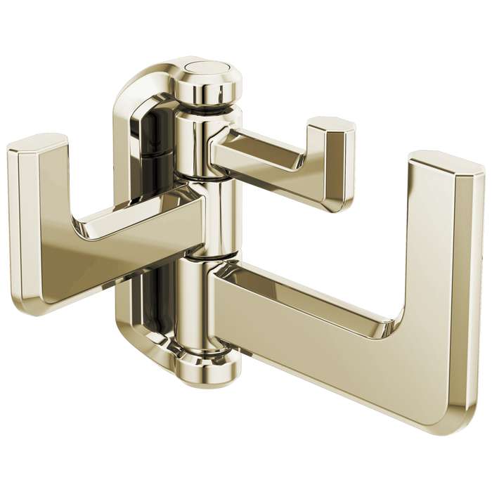 Brizo Levoir 693597 Hinged Robe Hook, polished nickel