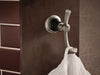 Brizo Rook 693561 Double Robe Hook, luxe nickel matte black - view 4
