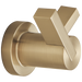 Brizo Litze 693535 Double Robe Hook, luxe gold