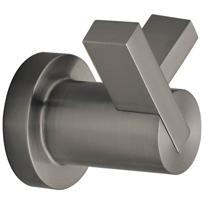 Brizo Litze 693535 Double Robe Hook, luxe steel