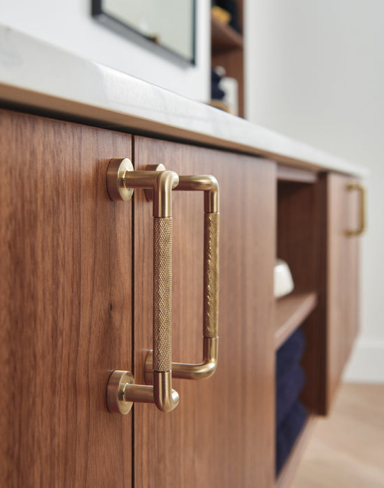 Brizo Litze 699137 Drawer Pull With Knurling, luxe gold - view 5