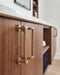 Brizo Litze 699137 Drawer Pull With Knurling, luxe gold - view 5