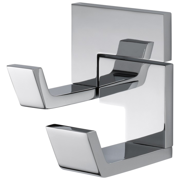 Brizo Siderna 693580 Double Robe Hook, chrome