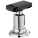 Brizo Invari HK5376 Widespread Lavatory Black Crystal Knob Handle Kit, polished chrome black crystal