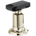 Brizo Invari HK5376 Widespread Lavatory Black Crystal Knob Handle Kit, polished nickel