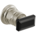 Brizo Invari HK5876 Wall Mount Lavatory Black Crystal Knob Handle Kit, luxe nickel black crystal