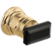 Brizo Invari HK5876 Wall Mount Lavatory Black Crystal Knob Handle Kit, polished gold black crystal