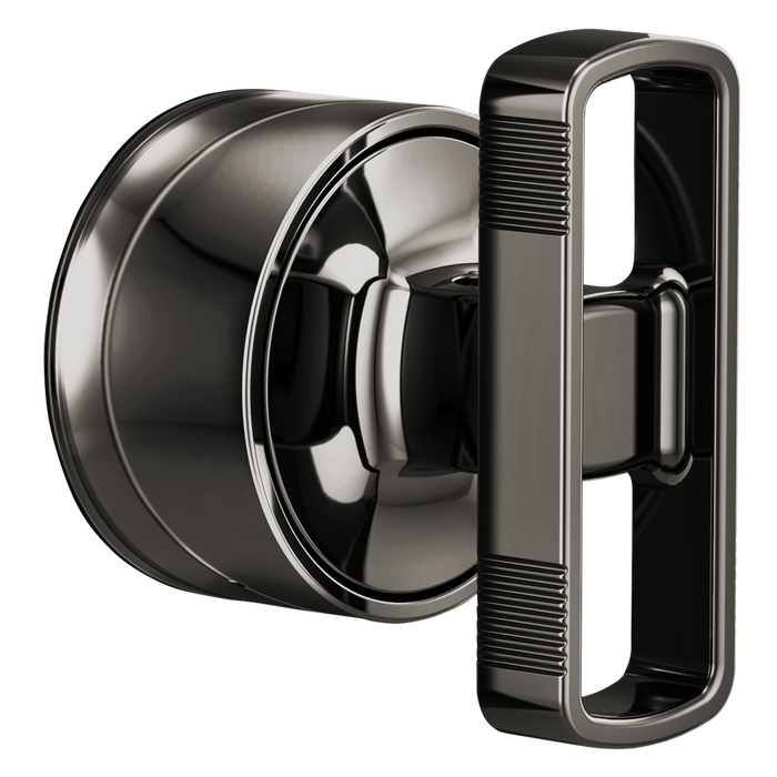 Brizo Kintsu HK6606 Sensori Thermostatic Valve Trim Knob Handle Kit, brilliance black onyx