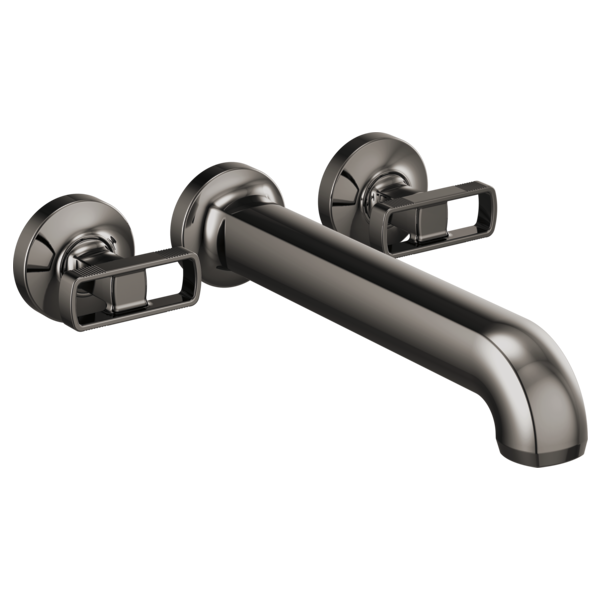 Brizo Kintsu HK70406 Two-Handle Wall Mount Tub Filler Knob Handle Kit, brilliance black onyx - view 2