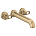 Brizo Kintsu HK70406 Two-Handle Wall Mount Tub Filler Knob Handle Kit, luxe gold - view 2