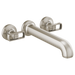Brizo Kintsu HK70406 Two-Handle Wall Mount Tub Filler Knob Handle Kit, luxe nickel - view 2