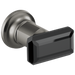 Brizo Invari HK70476 Two-Handle Wall Mount Tub Filler Black Crystal Knob Handle Kit, luxe steel black crystal