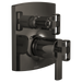 Brizo Kintsu HK7506 TempAssure Thermostatic Valve with Diverter Trim Knob Handle Kit, brilliance black onyx - view 2