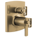 Brizo Kintsu HK7506 TempAssure Thermostatic Valve with Diverter Trim Knob Handle Kit, luxe gold - view 2