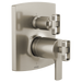 Brizo Kintsu HK7506 TempAssure Thermostatic Valve with Diverter Trim Knob Handle Kit, luxe nickel - view 2