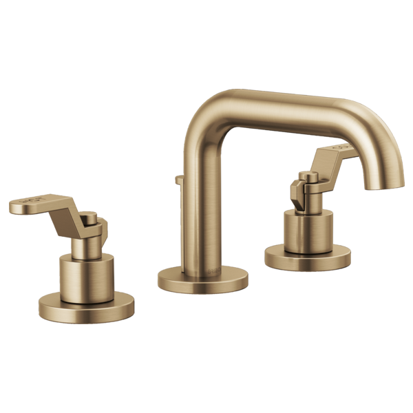 Brizo Litze HL5334 Widespread Lavatory Industrial Lever Handle Kit, luxe gold - view 3
