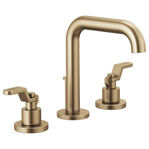 Brizo Litze HL5334 Widespread Lavatory Industrial Lever Handle Kit, luxe gold - view 5