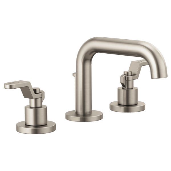 Brizo Litze HL5334 Widespread Lavatory Industrial Lever Handle Kit, luxe nickel - view 3
