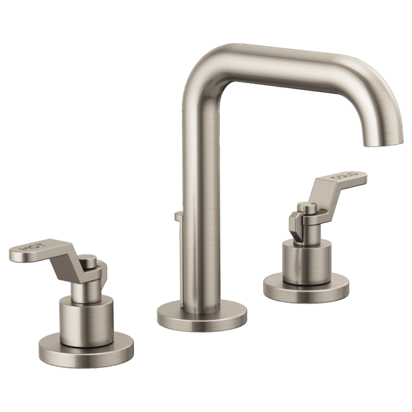 Brizo Litze HL5334 Widespread Lavatory Industrial Lever Handle Kit, luxe nickel - view 5