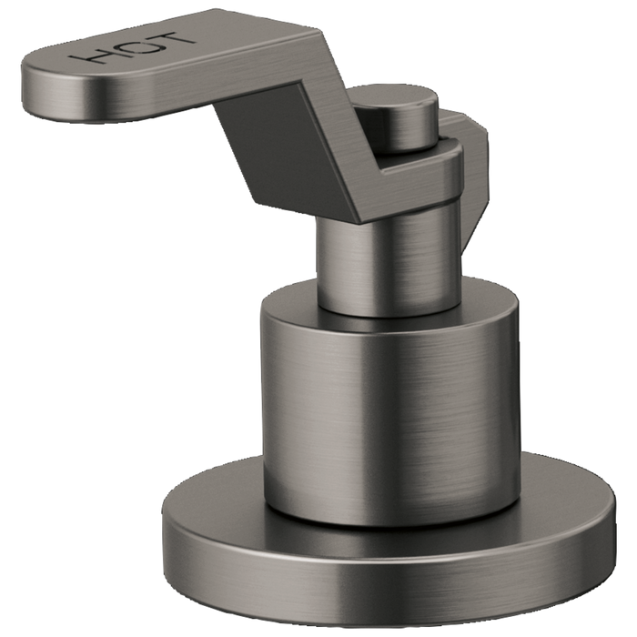 Brizo Litze HL5334 Widespread Lavatory Industrial Lever Handle Kit, luxe steel