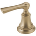 Brizo Rook HL5360 Widespread Lavatory and Bidet Lever Handle Kit, luxe gold