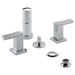 Brizo Siderna HL5380 Widespread Lavatory and Bidet Lever Handle Kit, chrome - view 2