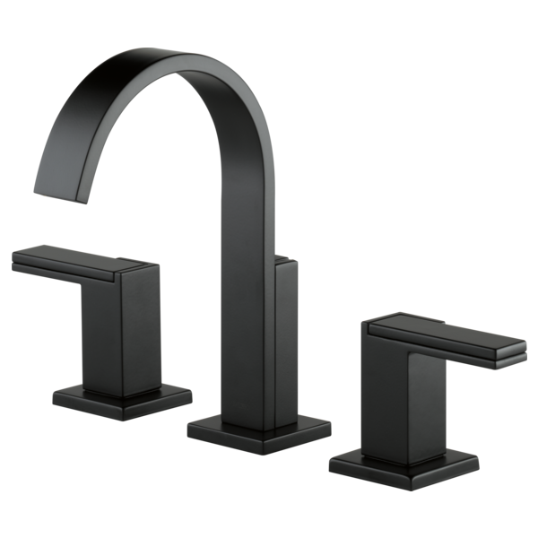 Brizo Siderna HL5380 Widespread Lavatory and Bidet Lever Handle Kit, matte black - view 4
