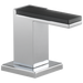 Brizo Siderna HL5382 Widespread Lavatory and Bidet Solar Gray Glass Lever Handle Kit, chrome