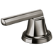Brizo Levoir HL5397 Widespread Lavatory Low Lever Handle Kit, brilliance black onyx