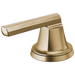 Brizo Levoir HL5397 Widespread Lavatory Low Lever Handle Kit, luxe gold
