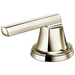 Brizo Levoir HL5397 Widespread Lavatory Low Lever Handle Kit, polished nickel