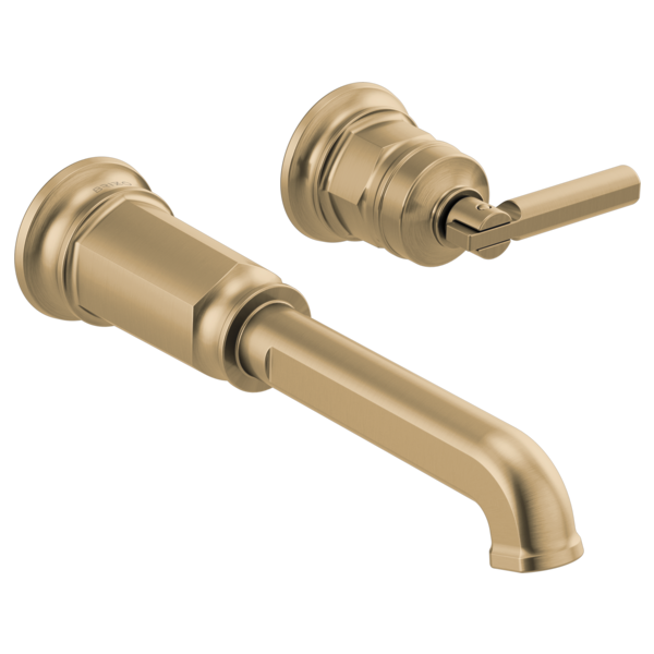 Brizo Invari HL5876 Wall Mount Lavatory Lever Handle Kit, luxe gold - view 2