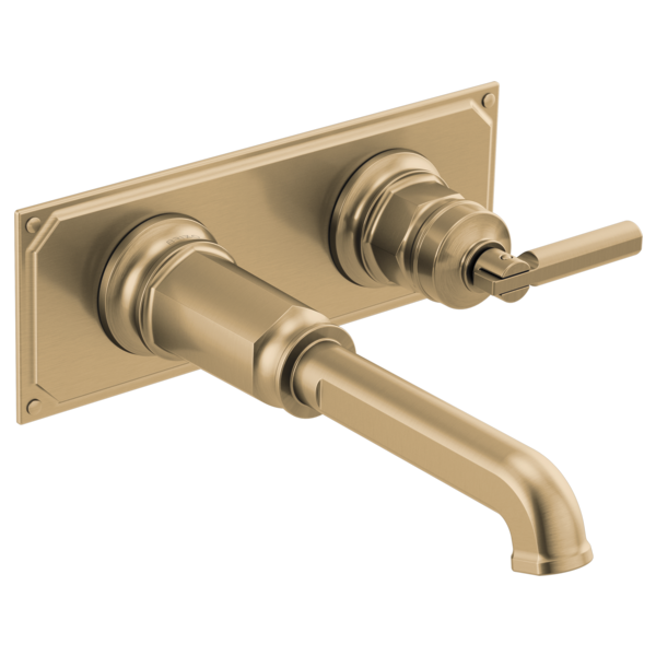 Brizo Invari HL5876 Wall Mount Lavatory Lever Handle Kit, luxe gold - view 3