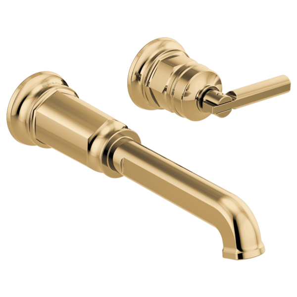 Brizo Invari HL5876 Wall Mount Lavatory Lever Handle Kit, polished gold - view 3