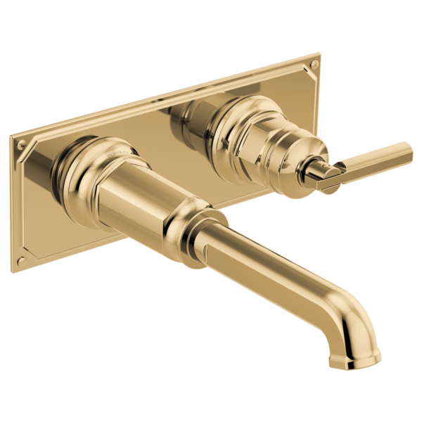 Brizo Invari HL5876 Wall Mount Lavatory Lever Handle Kit, polished gold - view 4
