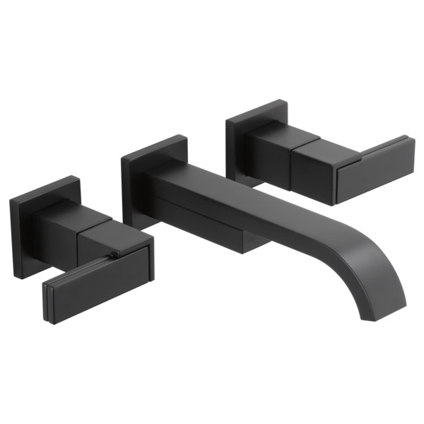 Brizo Siderna HL5880 Wall Mount Lavatory Lever Handle Kit, matte black - view 2