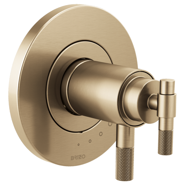 Brizo Litze HL6033 TempAssure Thermostatic Valve Trim T-Lever Handle Kit, luxe gold - view 2
