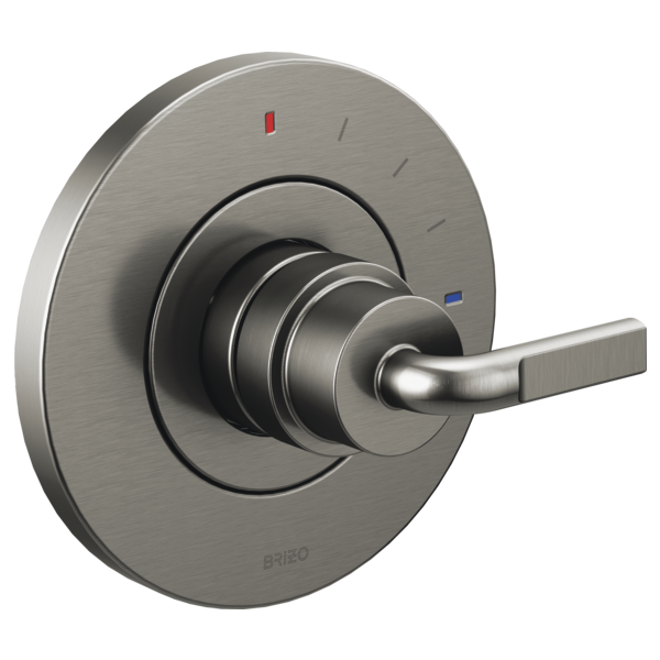 Brizo Litze HL60P39 Pressure Balance Valve Only Trim Notch Lever Handle Kit, luxe steel - view 2