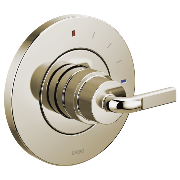 Brizo Litze HL60P39 Pressure Balance Valve Only Trim Notch Lever Handle Kit, polished nickel - view 2