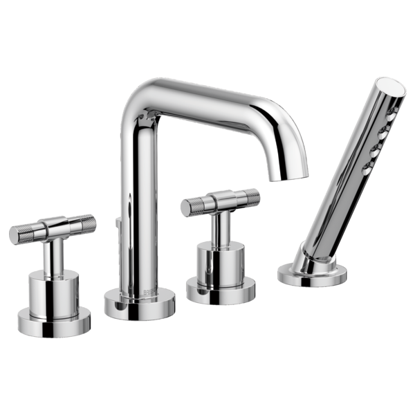 Brizo Litze HL633 Roman Tub Faucet T-Lever Handle Kit, chrome - view 2